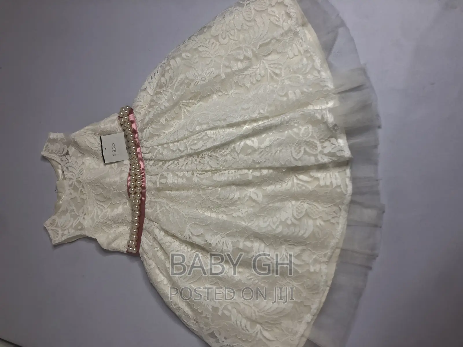 Girls White Occasion Dress