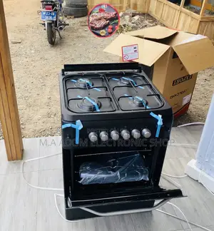 Quality Ferre 60x60 4 Gas Burner With Oven and Grill(Black).