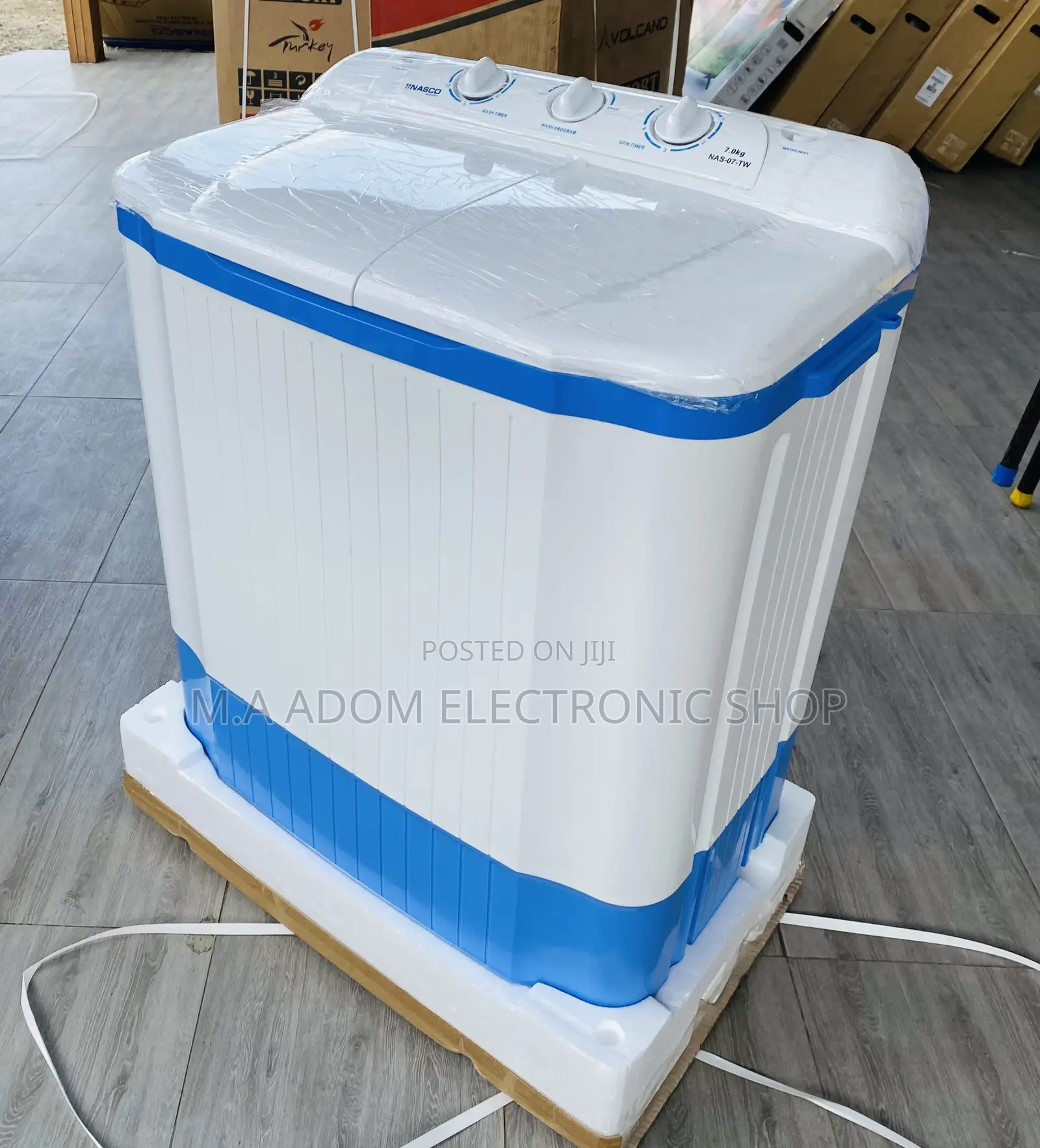 Shop Authentic Nasco 7kg Top Load Washing Machine(White).