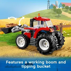 LEGO City Great Vehicles Tractor 60287 Building Toy Set