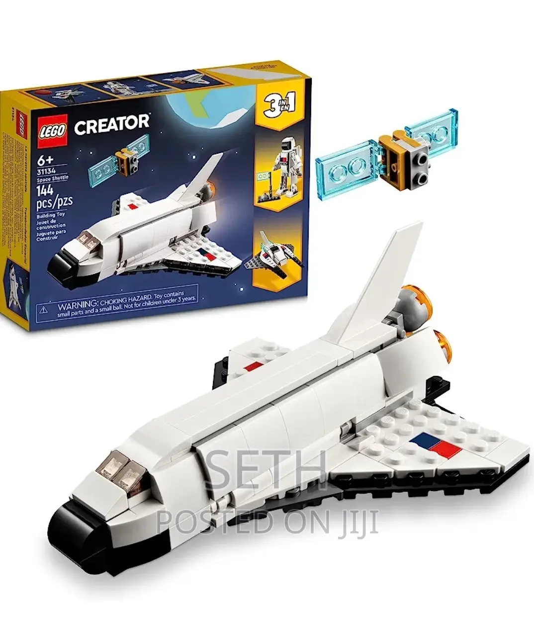 LEGO Creator 3 in 1 Space Shuttle Stocking Stuffer for Kids
