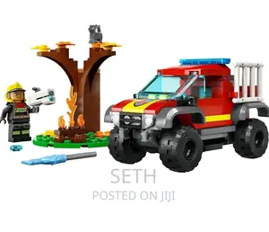 LEGO City 4x4 Fire Engine Rescue Truck 60393,