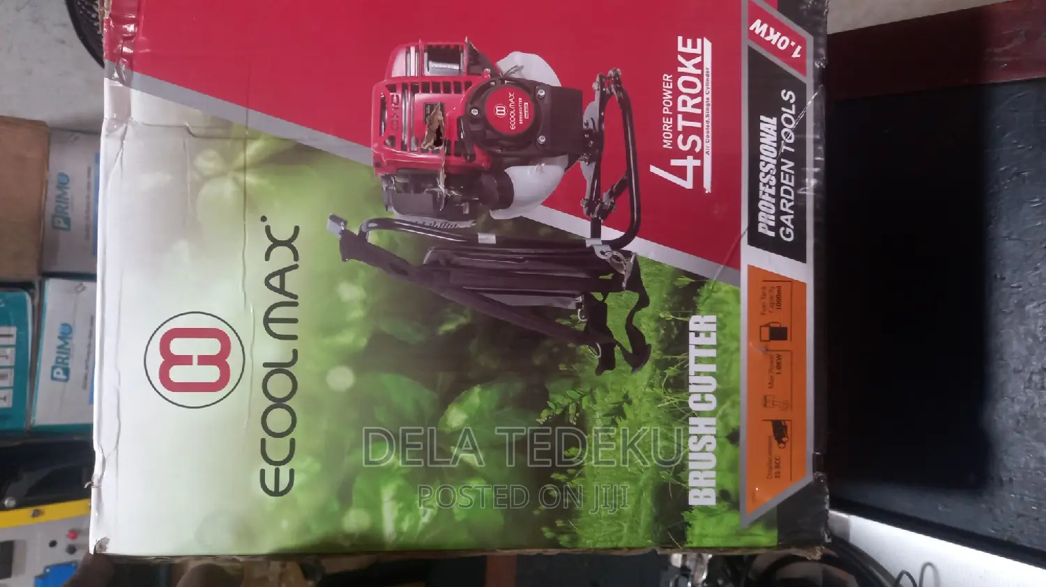 Ecoolmax 4-Stroke 35cc Backpack Brush/Bush Cutter/ at Caprice Bus Stop