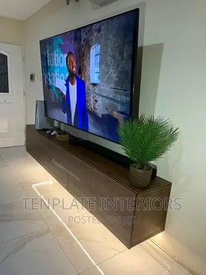 8ft Long Besta Floating TV Unit With Light