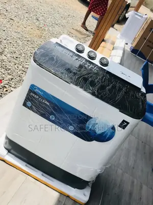 Washingmachine Midea 7kg Blue/White Semiautomatic Topload 