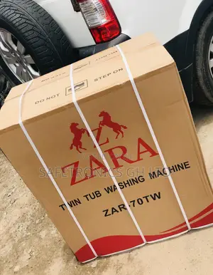 Semiautomatic Washingmachine Red/White Zara Topload 7kg 