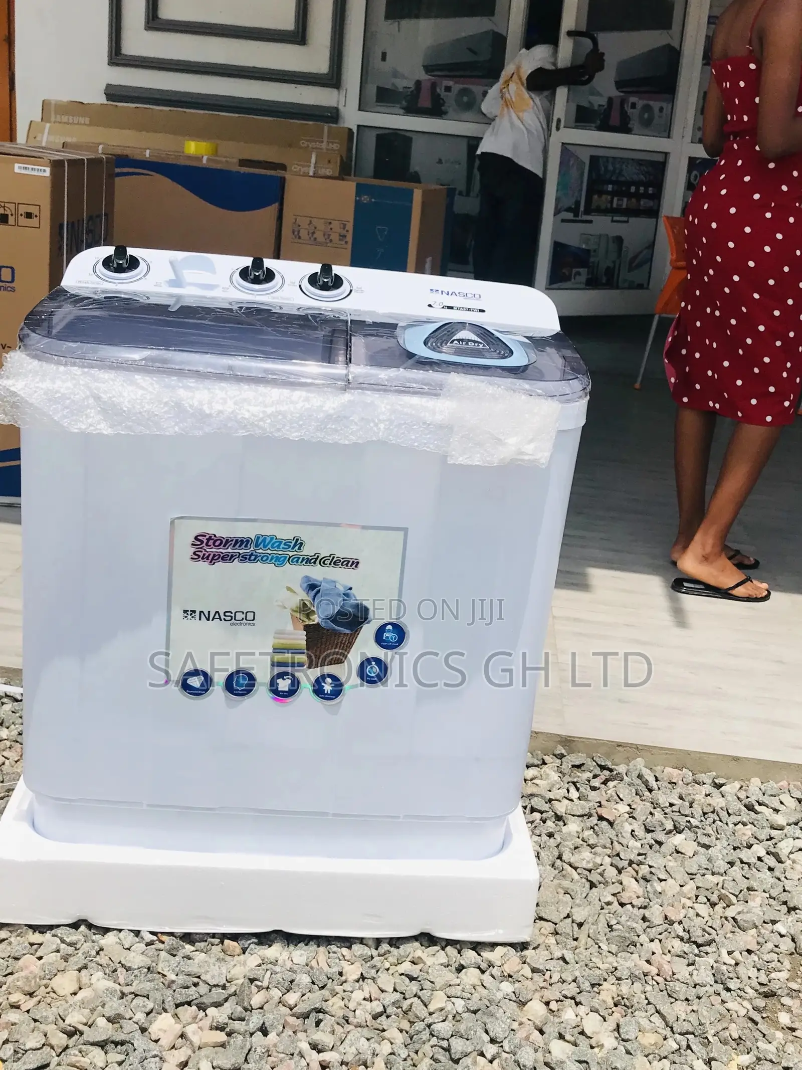 Lasting  7kg Washingmachine Topload Semiautomatic Nasco
