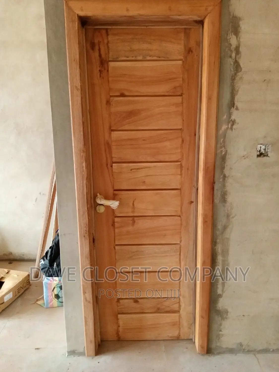 Wooden Flush Door Set With Frame