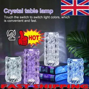 Rose Crystal Table Lamp