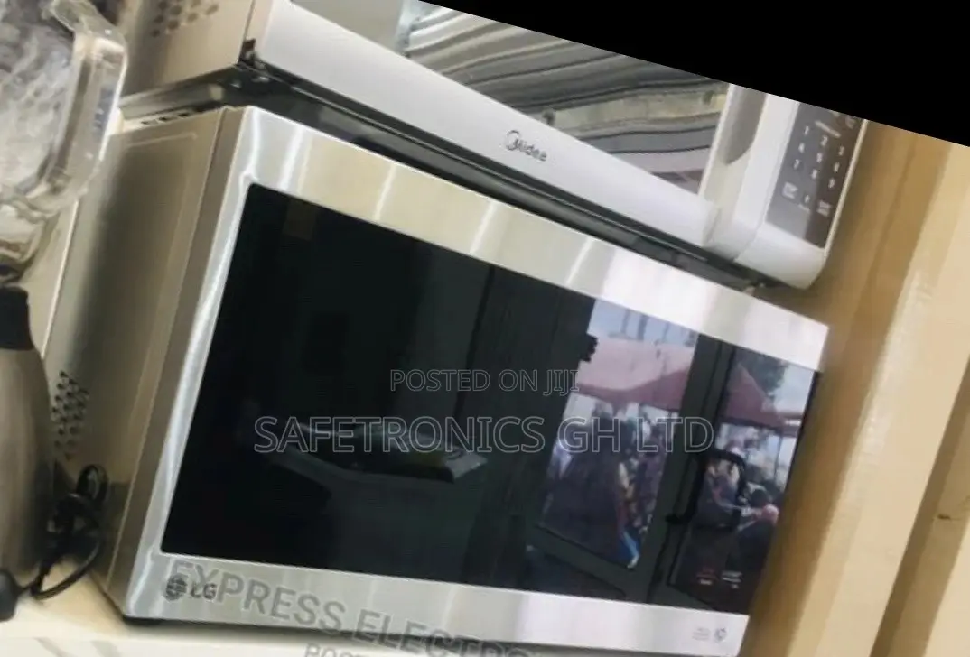 Lg Electric  MH8265GIS Microwave Gray/Black Oven