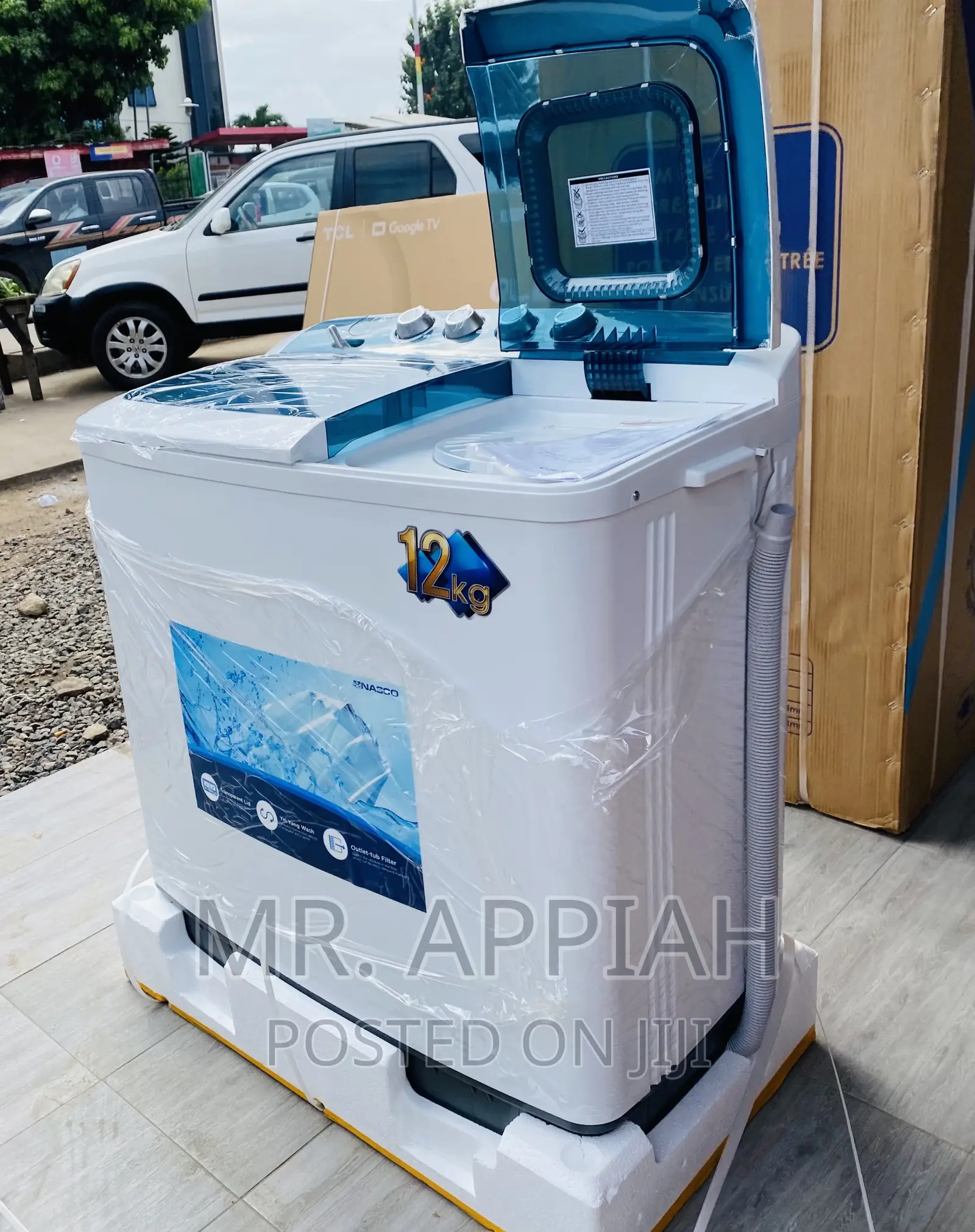 Shop Classic Nasco 12kg Semi-Automatic Washing Machine.