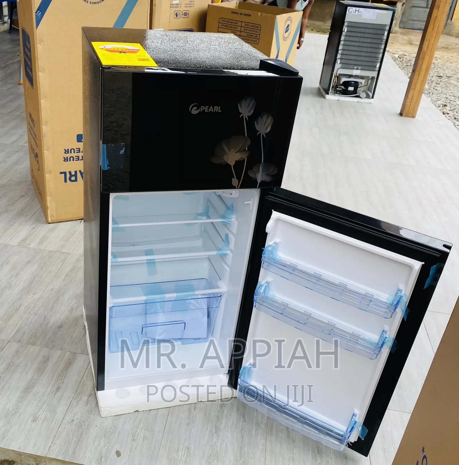 Shop Classic Pearl 16T Double Door Refrigerator(Black).