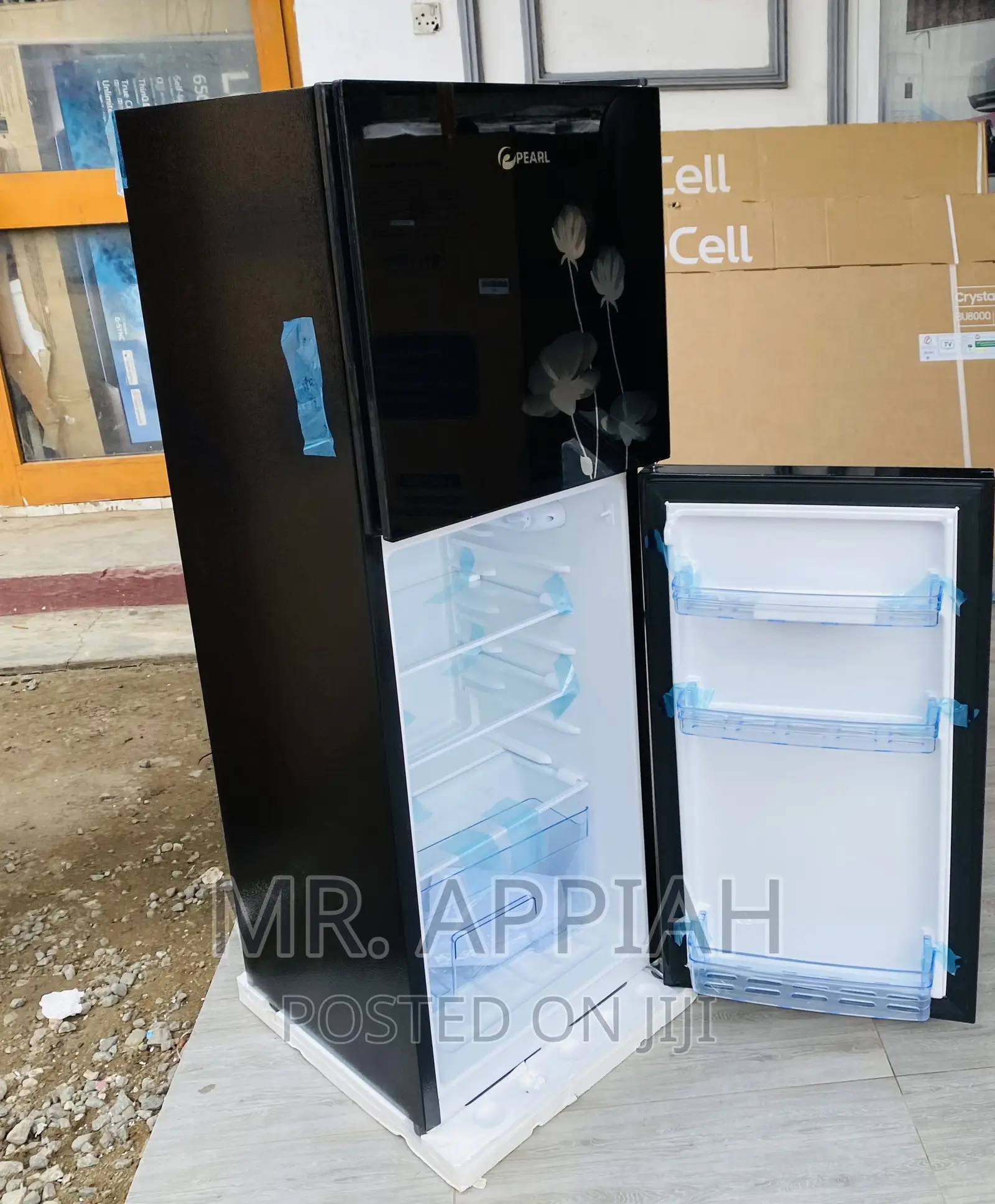 Purchase Classic Pearl 20T Double Door Refrigerator(Black).