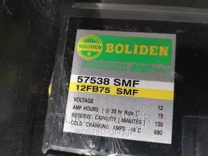 BOLIDEN BATTERIES Original 15 Plates Made in Sweden