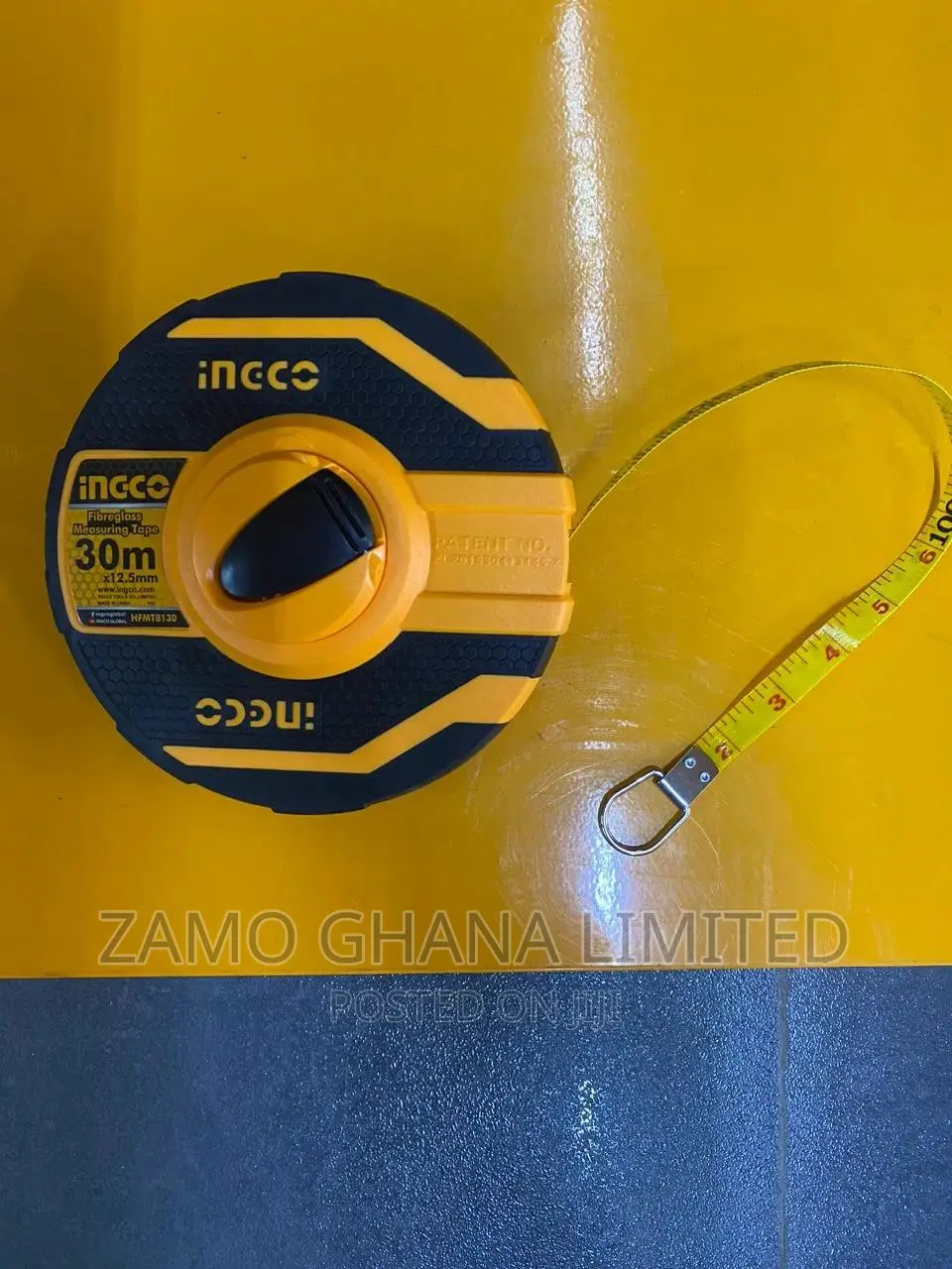 Ingco Fibreglass Measuring Tape 30m - Hfmt8130