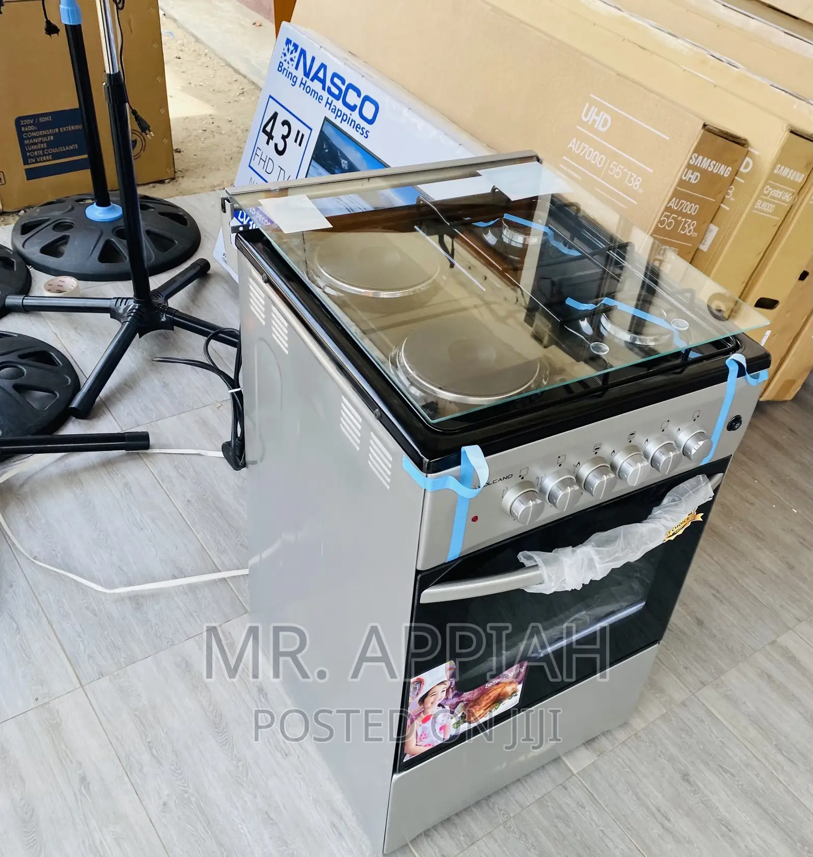 Shop Classic 50x50 Volcano 2 Gas + 2 Electric Burner(Gray).