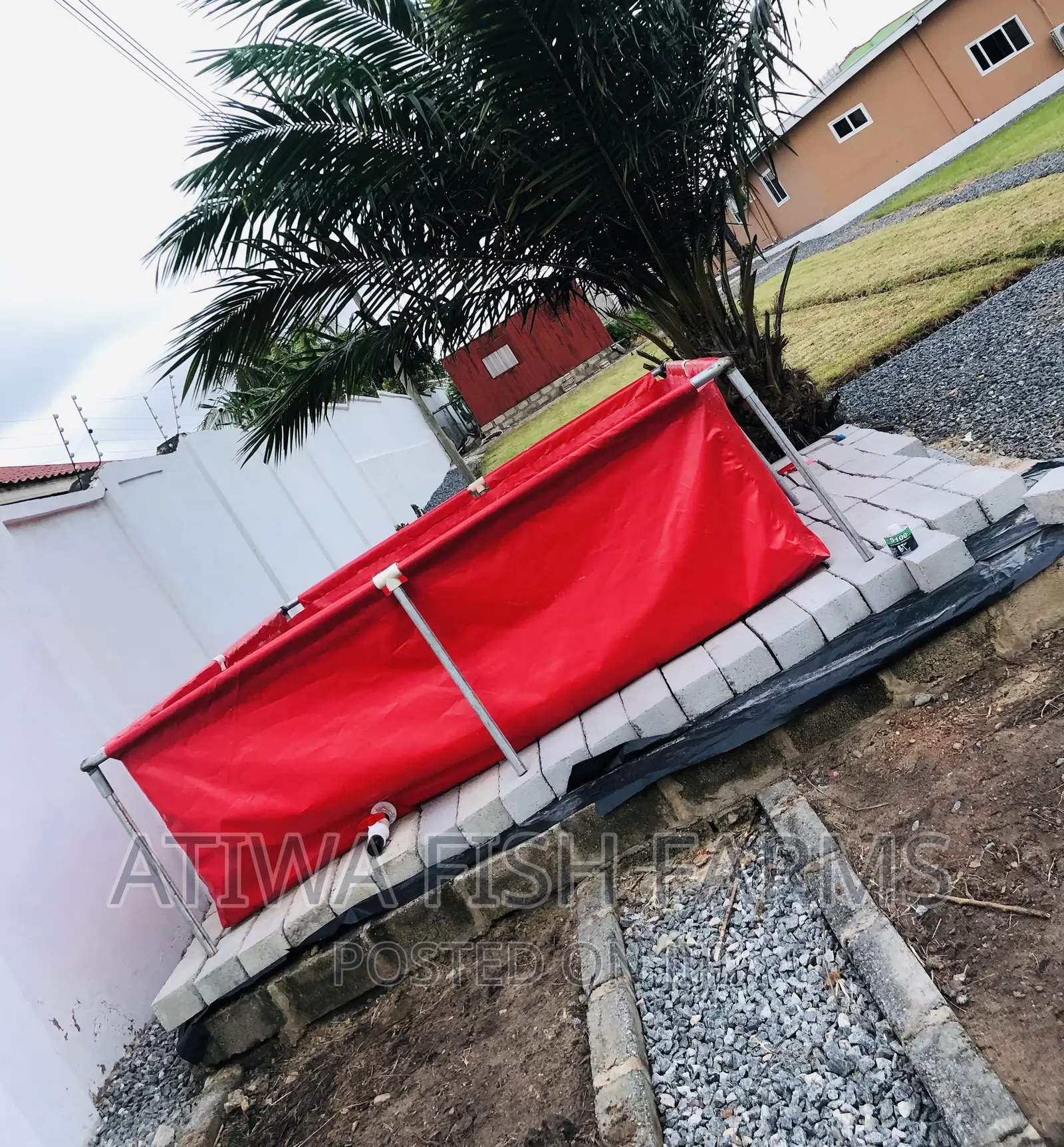 Tarpaulin Fish Pond