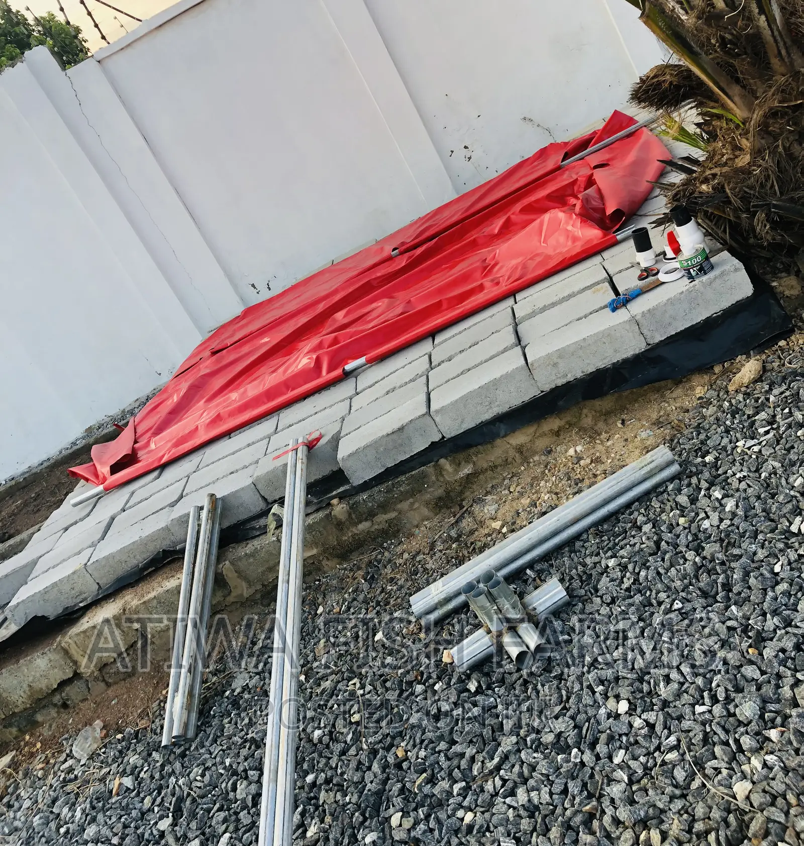Tarpaulin Fish Pond