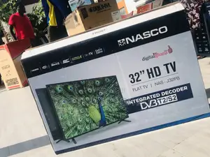 Nasco Black 32 Inches Glossy Led Digital Satellite Tv