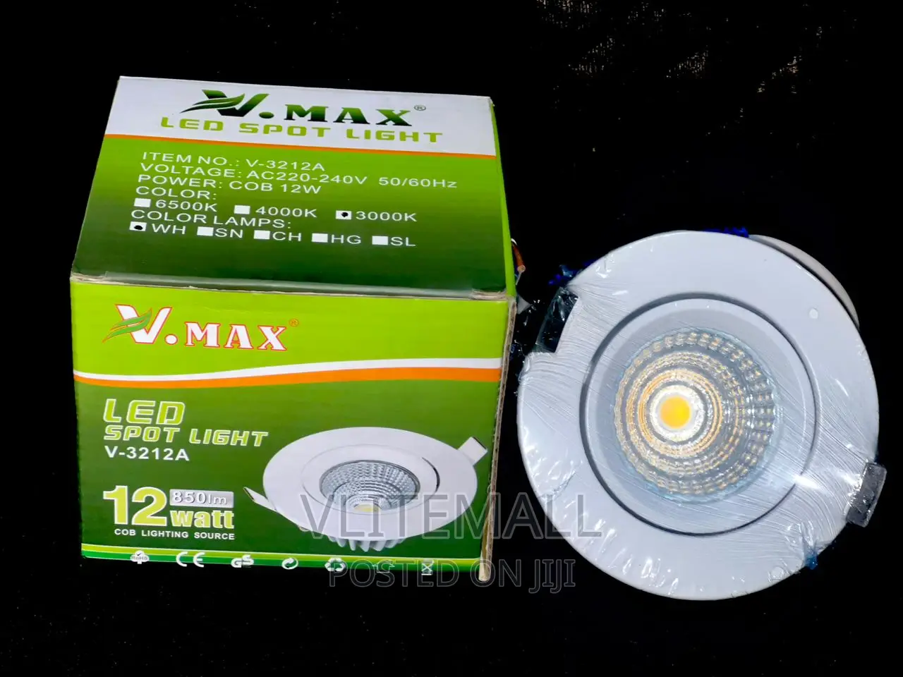 V.Max 12W LED Spot Light