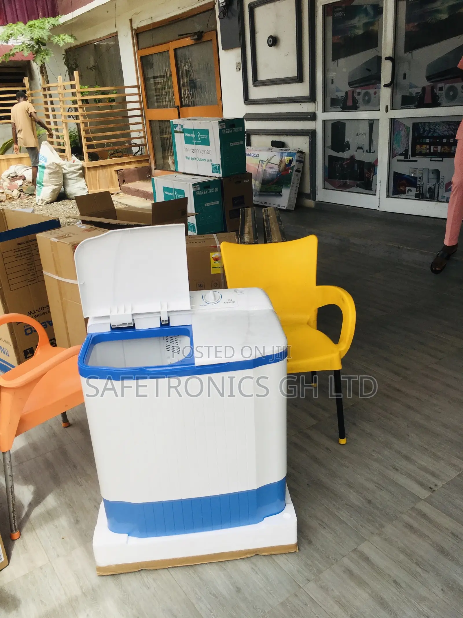 Topload Semiautomatic White Nasco Washingmachine 7kg