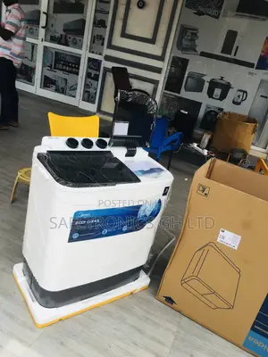 Washingmachine Topload Semiautomatic Midea 7kg Blue/White