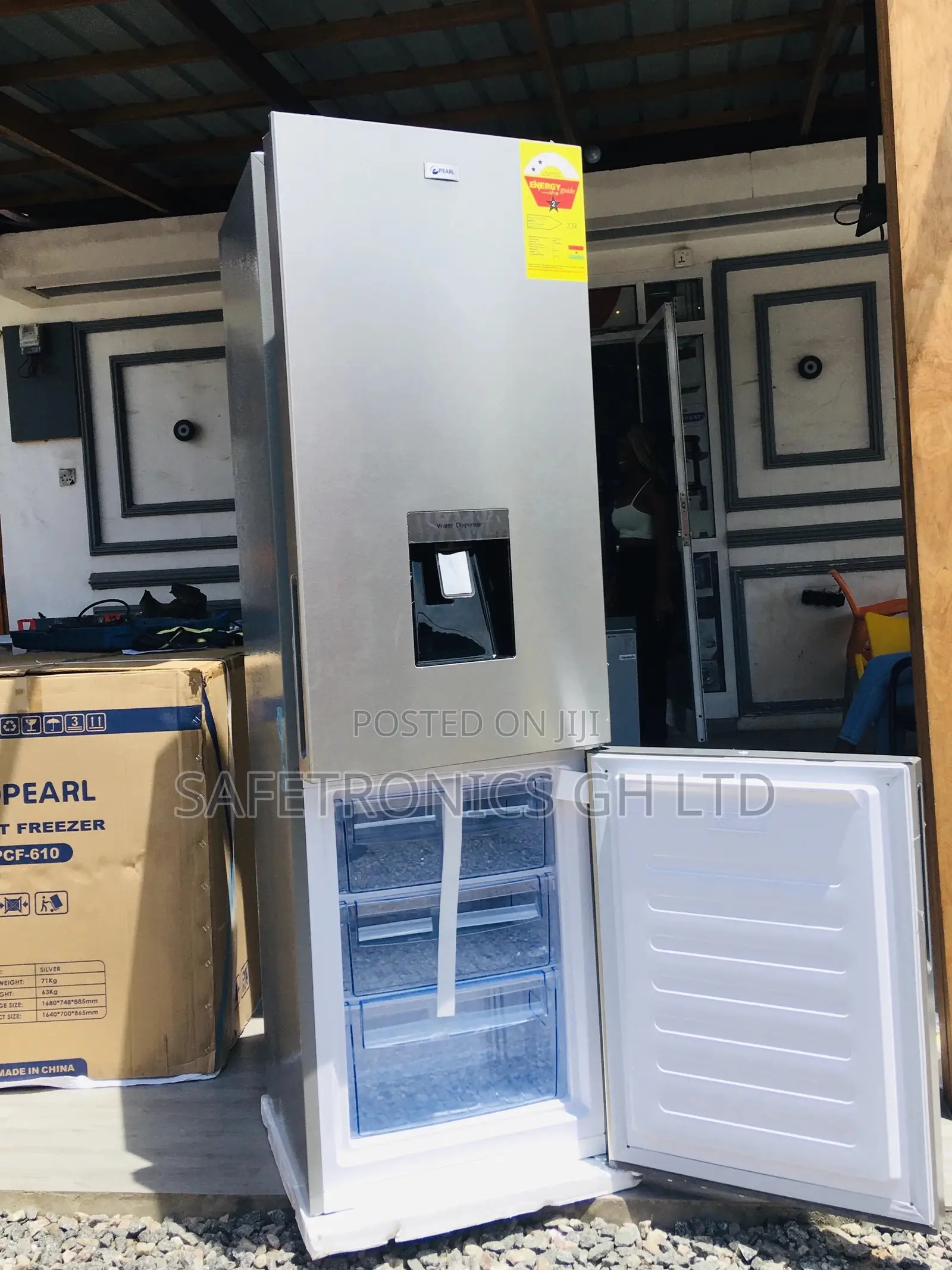 Pearl Doubledoor Bottomfreezer PF-330BWD Fridge 251 Liters