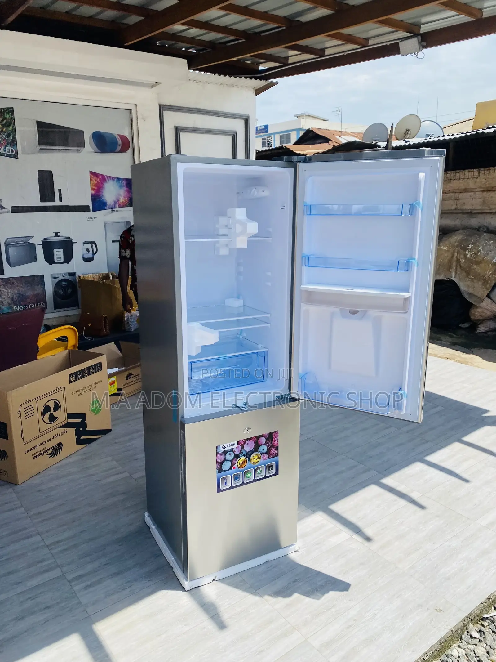 Sealed in Box Pearl PF-330BWD Double Door Fridge(251ltr).