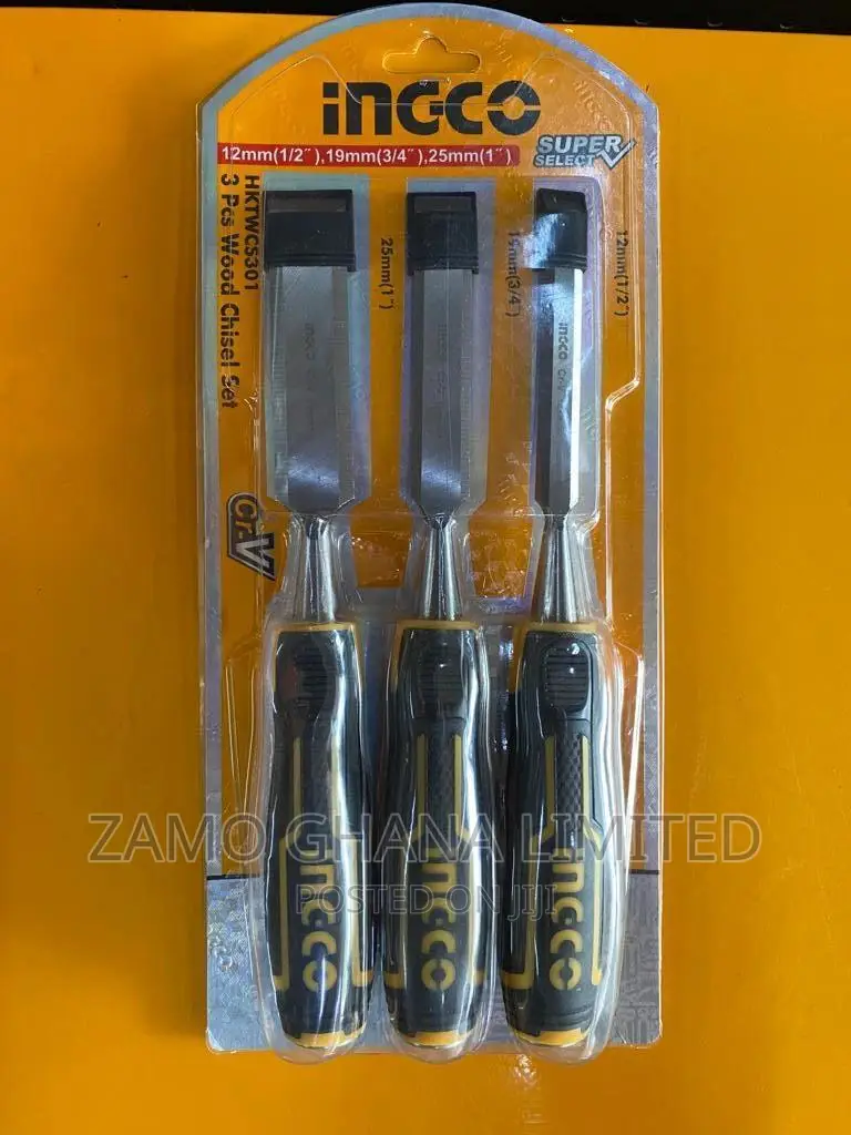Ingco Wood Chisel Set 3pcs - Hktwcs301