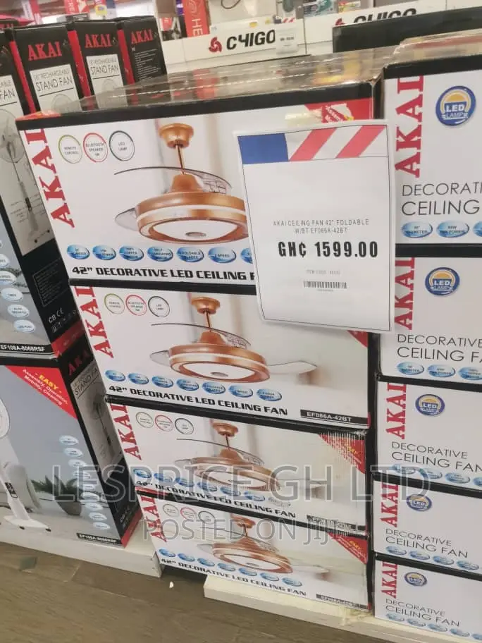 Akai 42” Foldable Bluetooth Quality Ceiling Fan