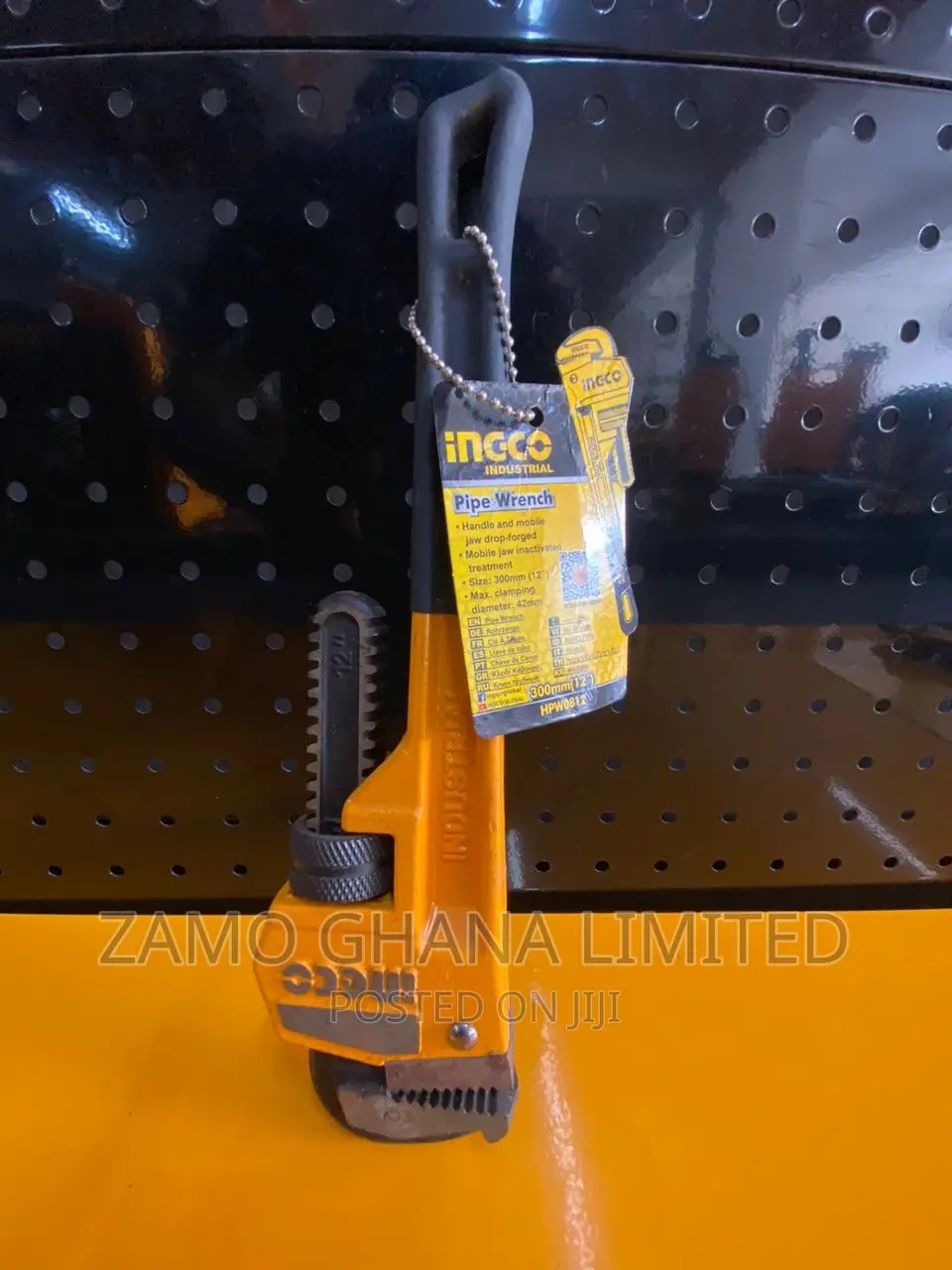 Ingco Pipe Wrench 12" - Hpw0812