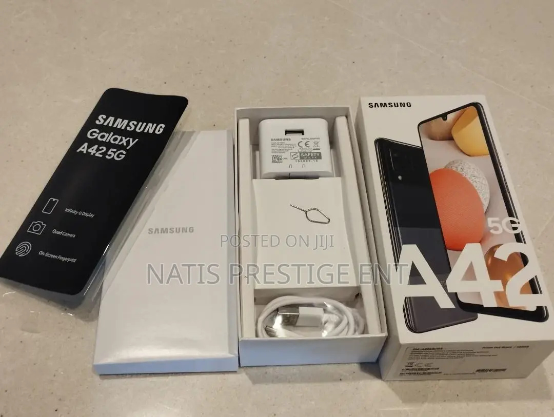 New Samsung Galaxy A42 5G 128 GB Black