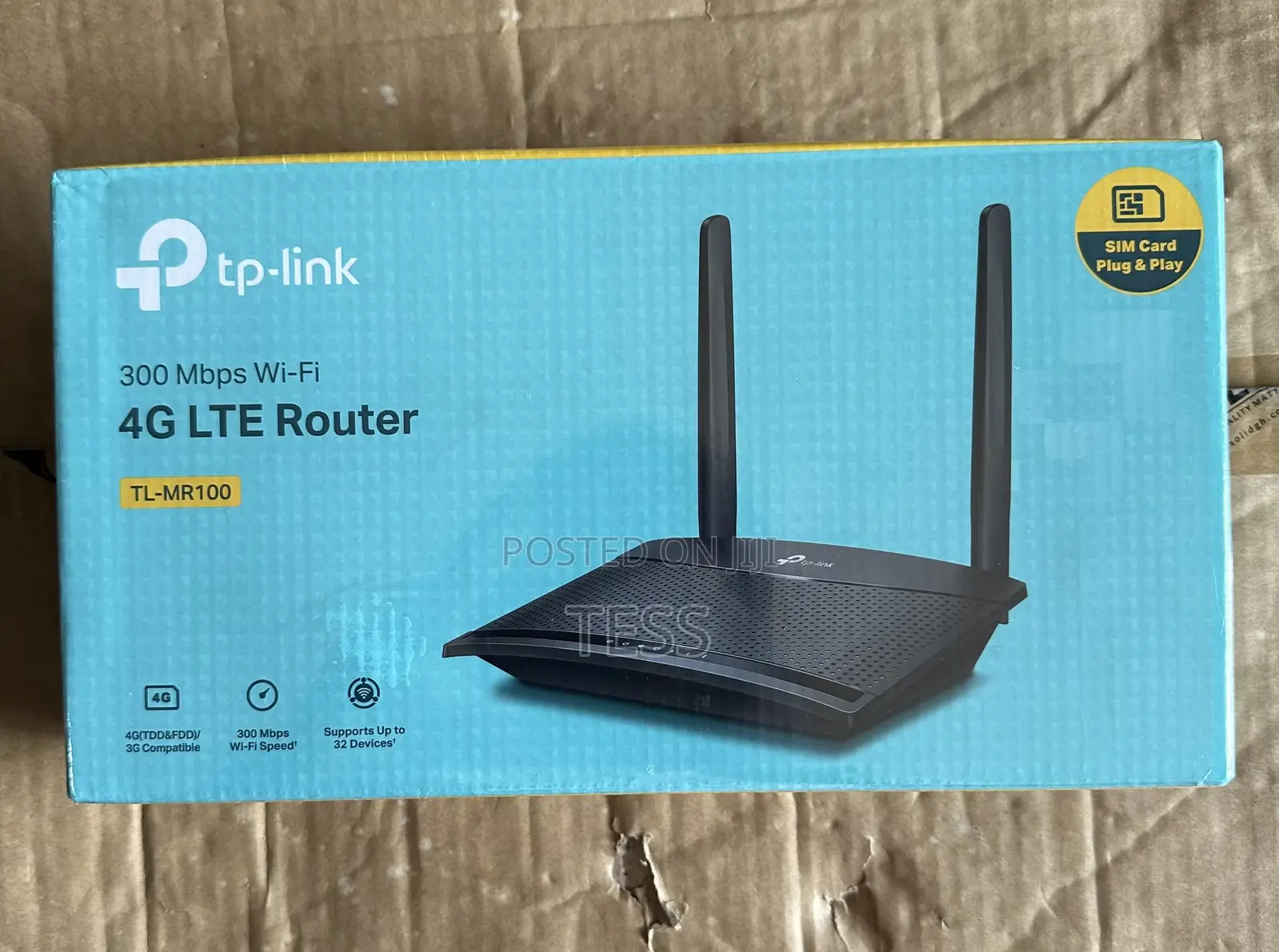 Tp-Link Tl-Mr100 4g Lte Universal Sim Router 300mbps