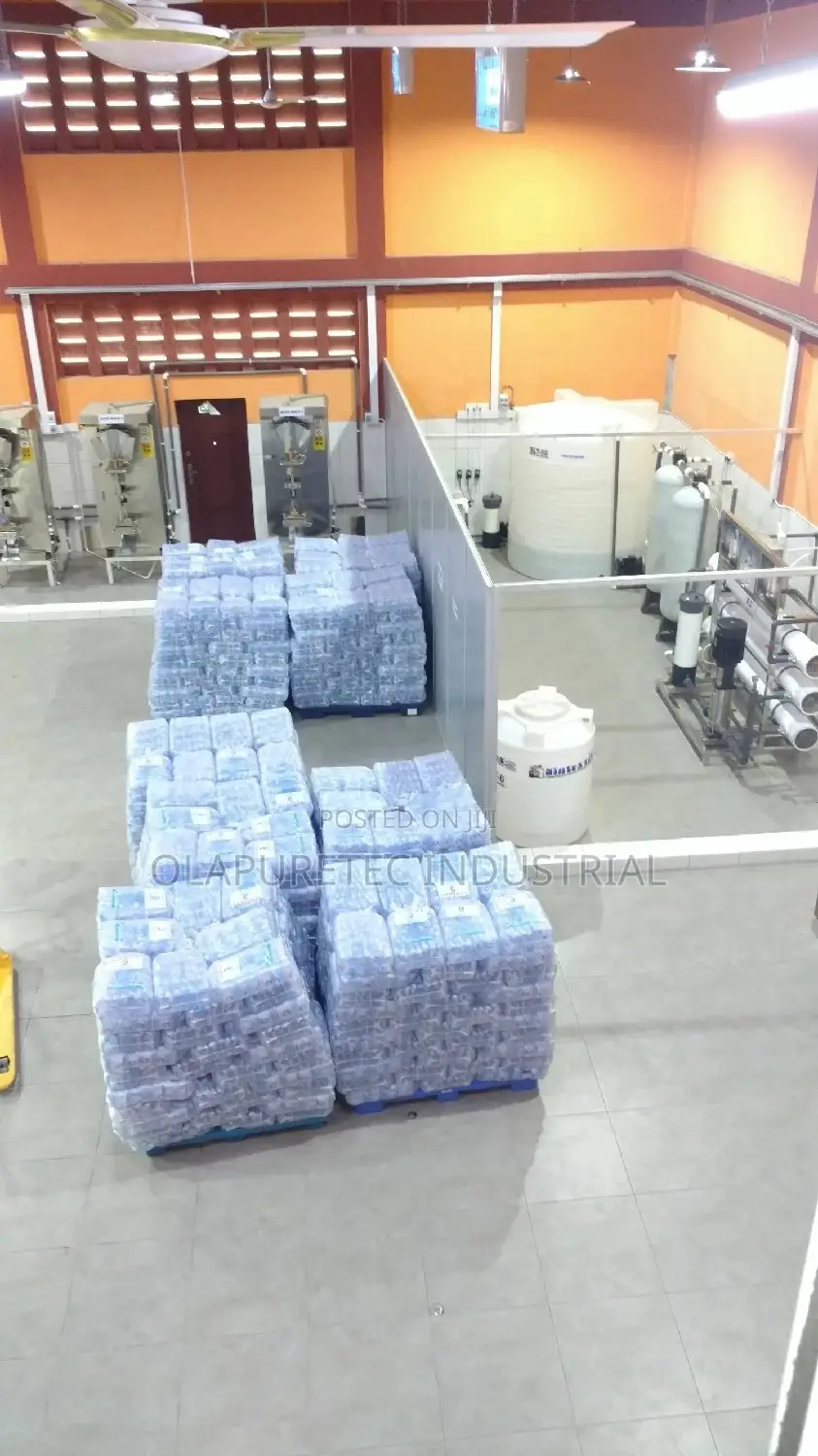Fully Pure Water Factory Contract Setup, Machine and Tanks