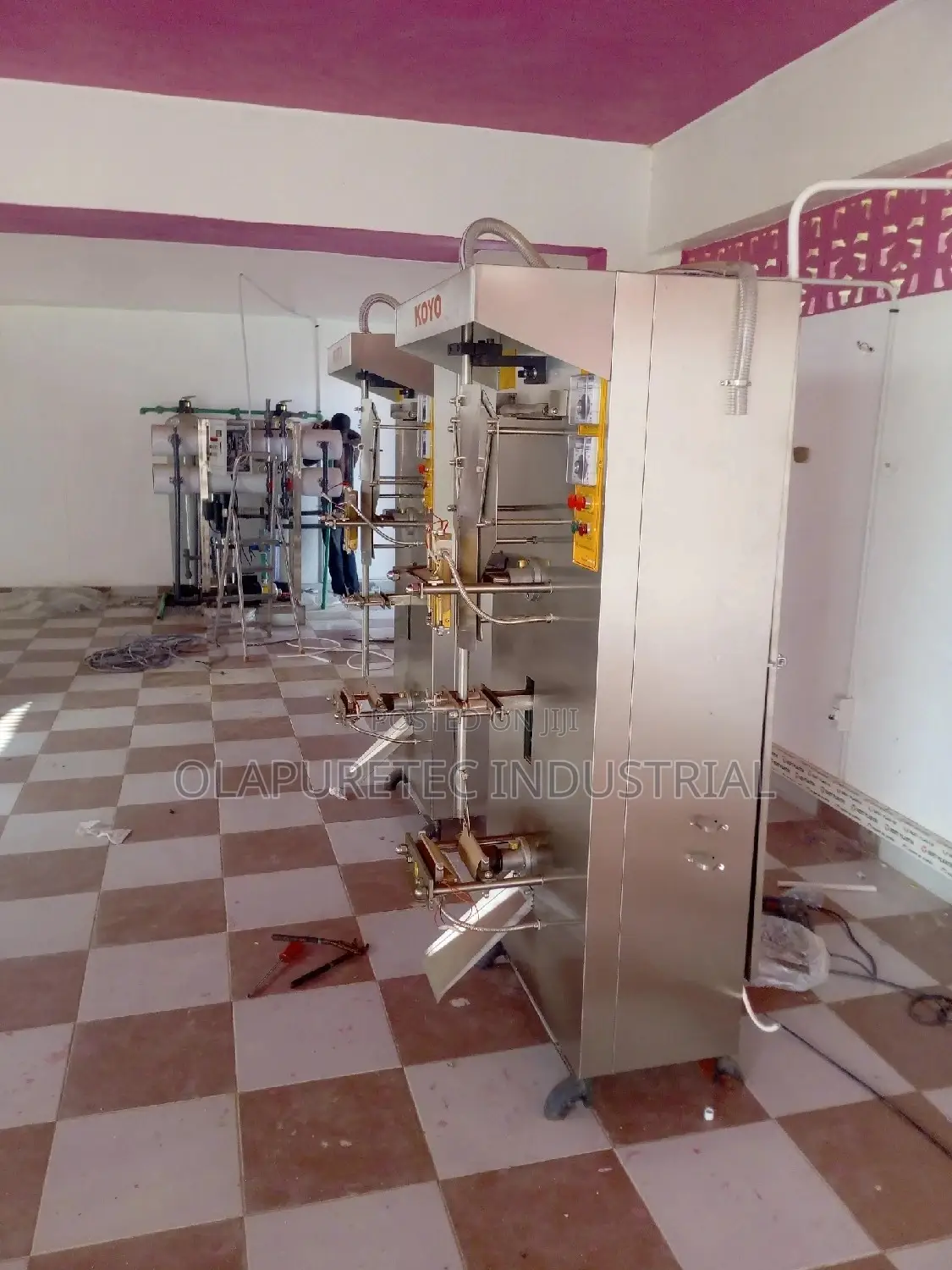 Fully Pure Water Factory Contract Setup, Machine and Tanks