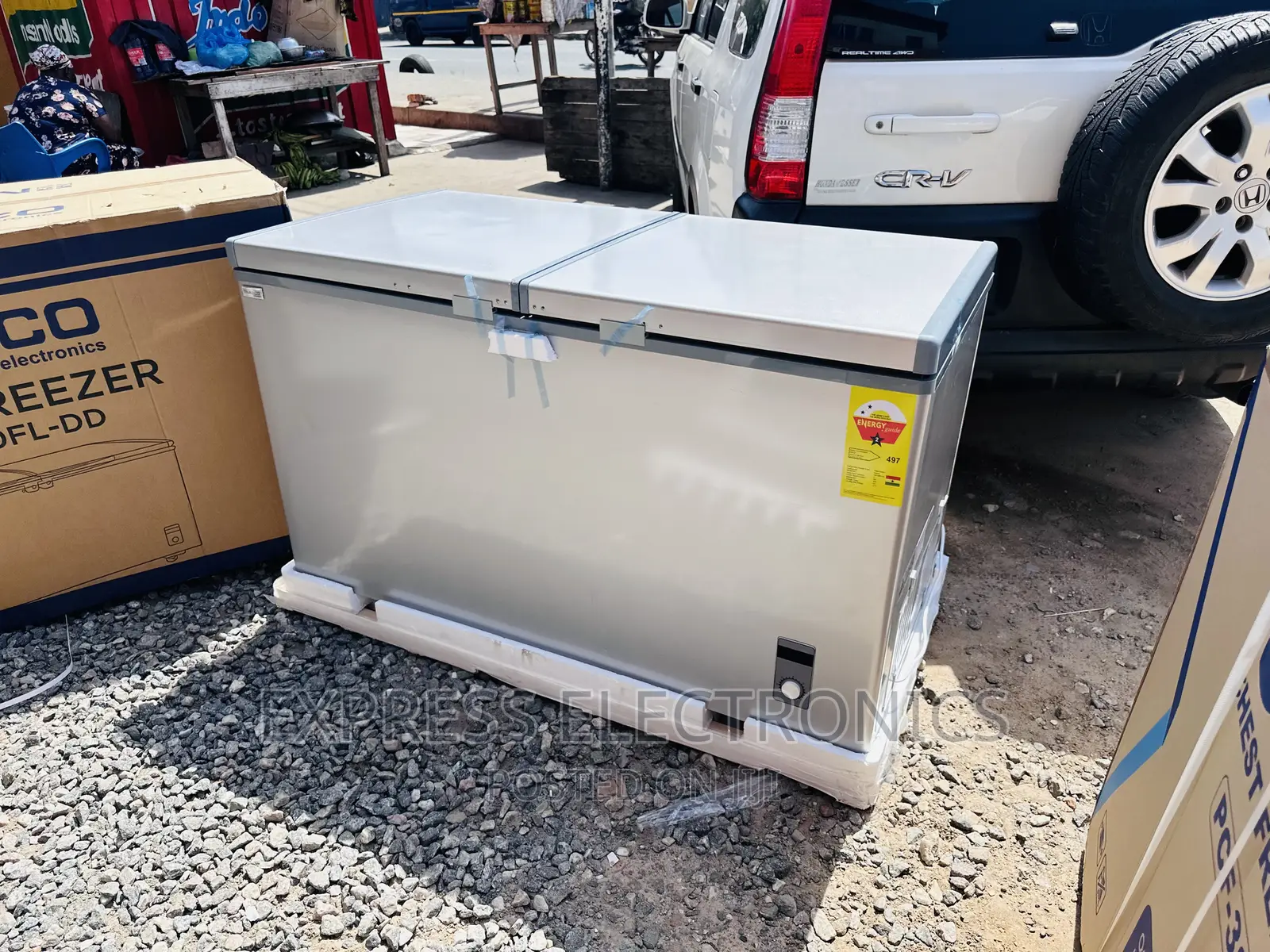 Highly Performance Nasco Double Door Chest Freezer 425L