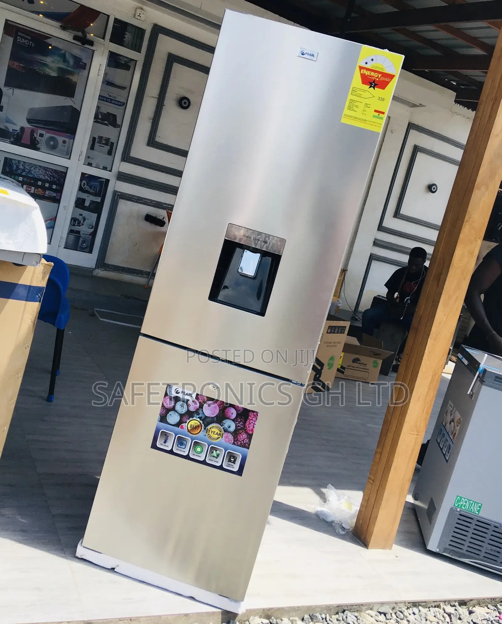PF-330BWD Bottomfreezer 251 Liters  Doubledoor Pearl Fridge