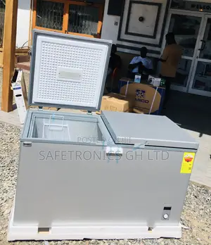 Nas500fc Chestfreezer 425L Gray Doubledoor Essential
