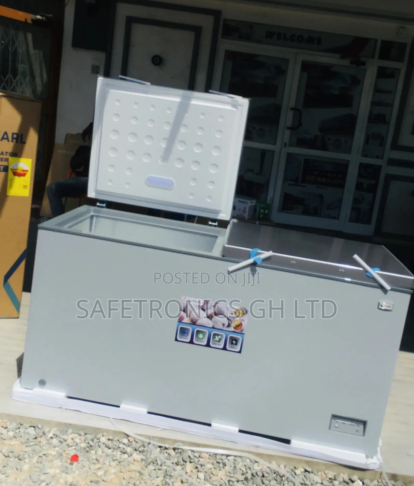 Doubledoor Gray 518 Liters Chestfreezer Pearl PCF-610 