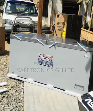 Pearl PCF-610 518 Liters Chestfreezer Doubledoor Gray 