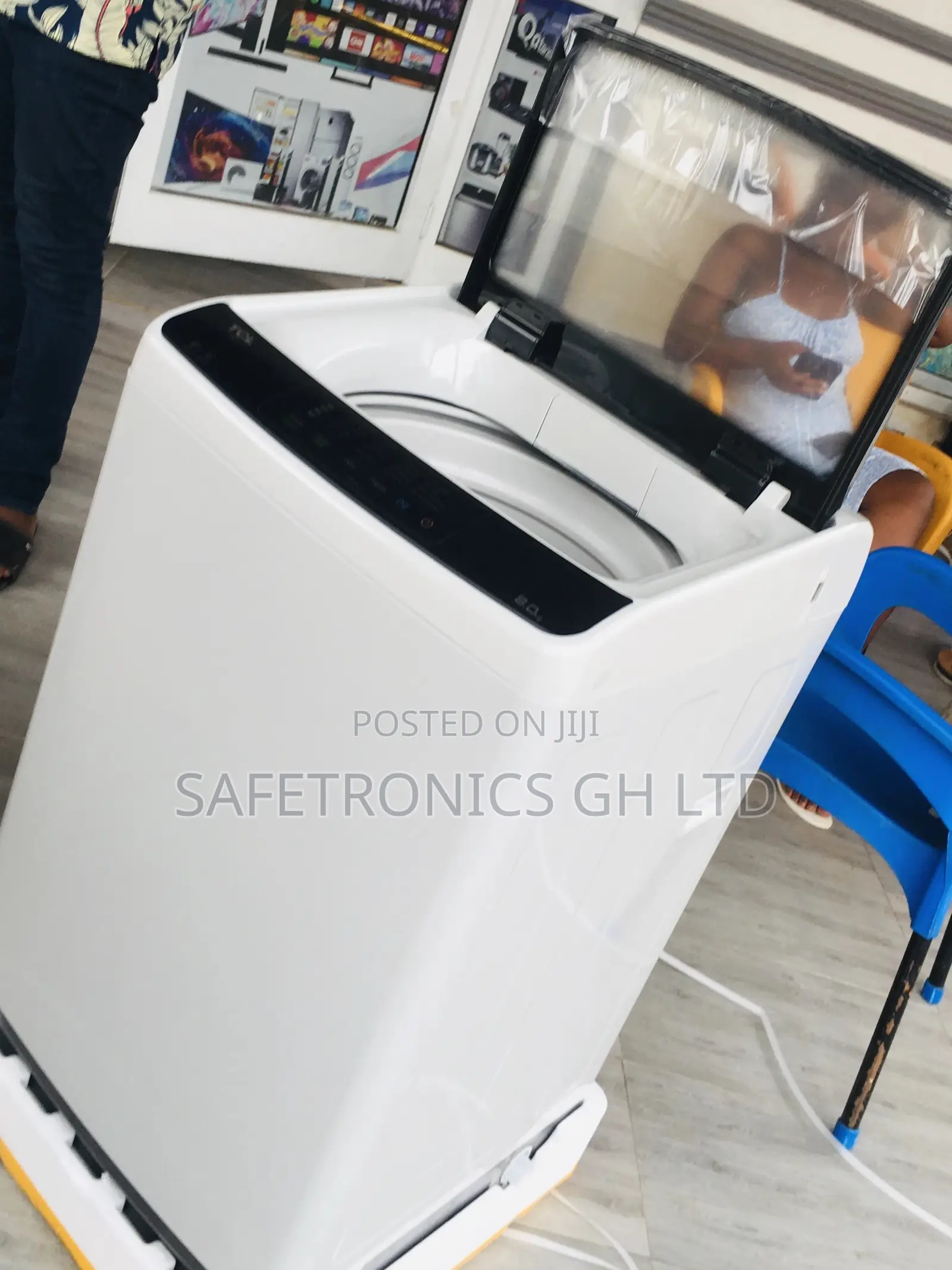 Topload Washingmachine 8kg Semiautomatic TCL Gray Original