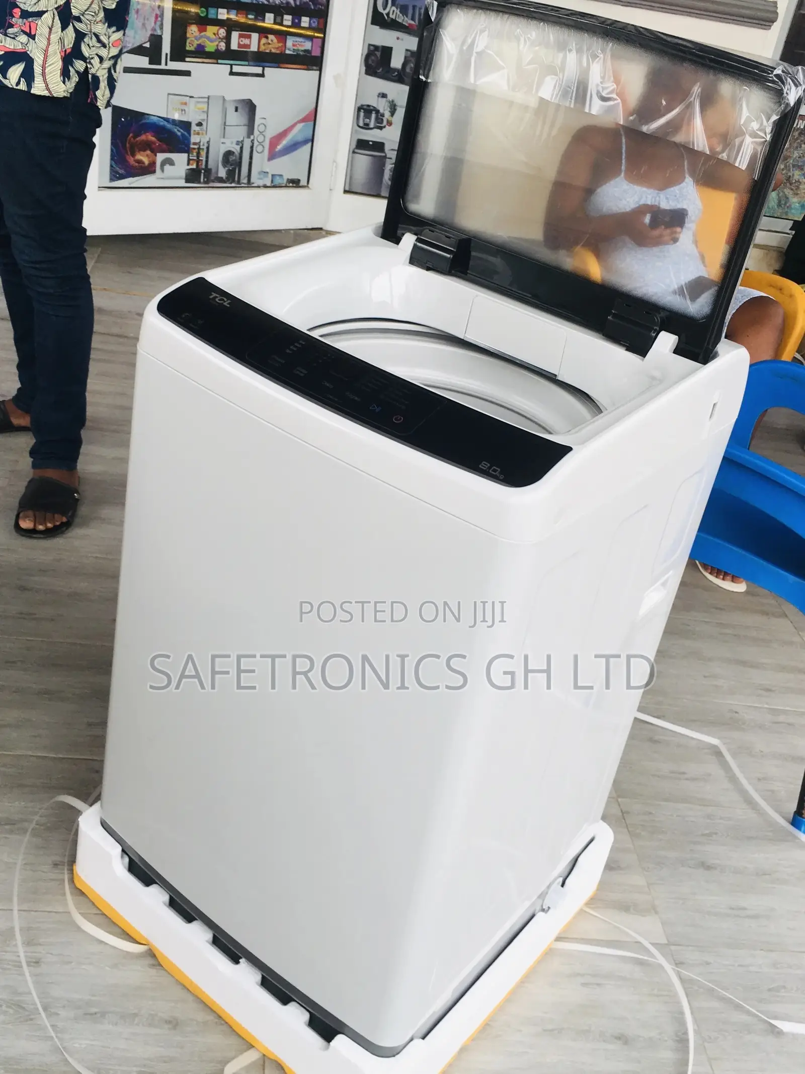 Washingmachine Gray 8kg TCL Semiautomatic Topload Affordable