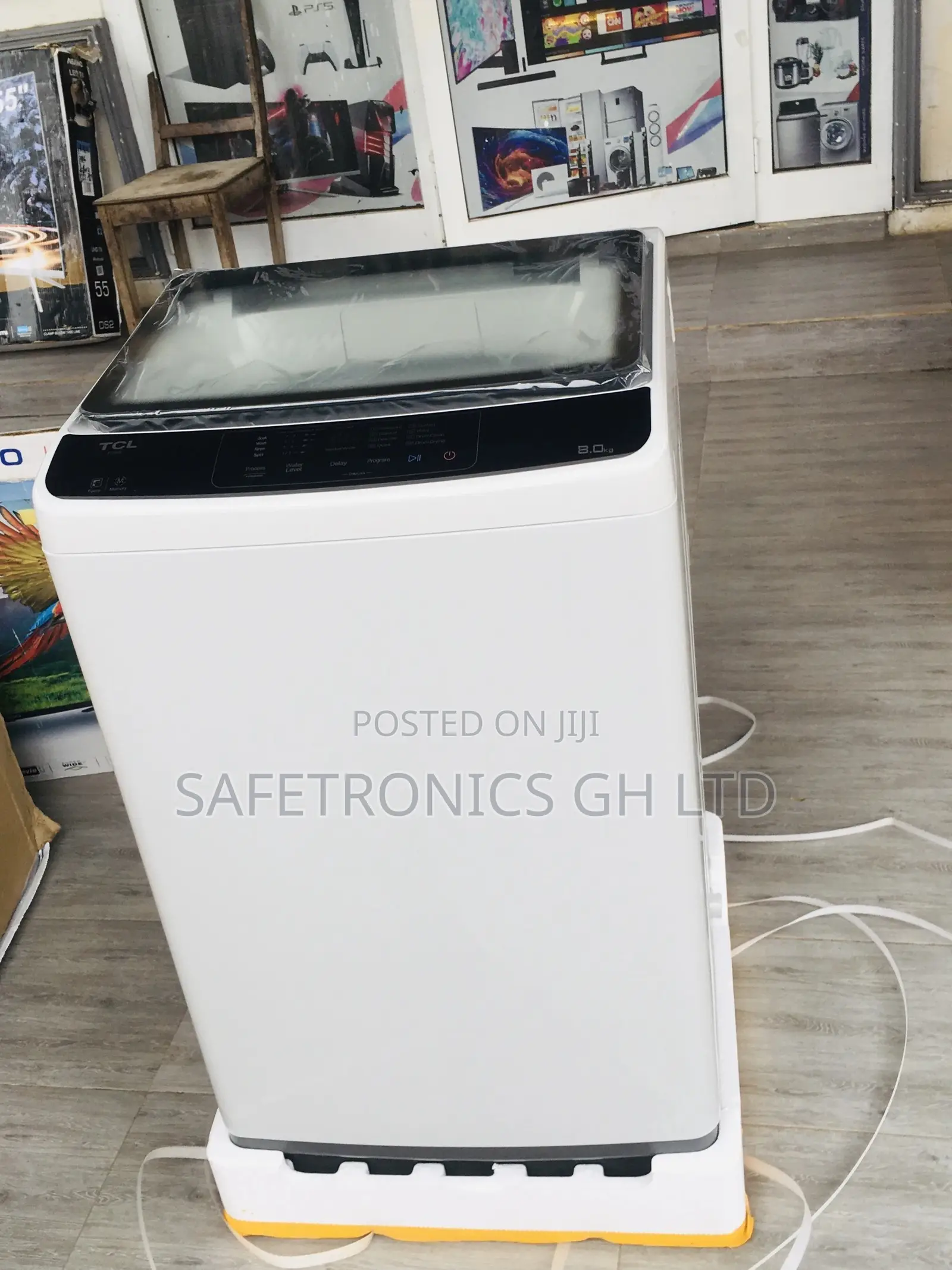  Design TCL Gray Washingmachine Topload Semiautomatic 8kg
