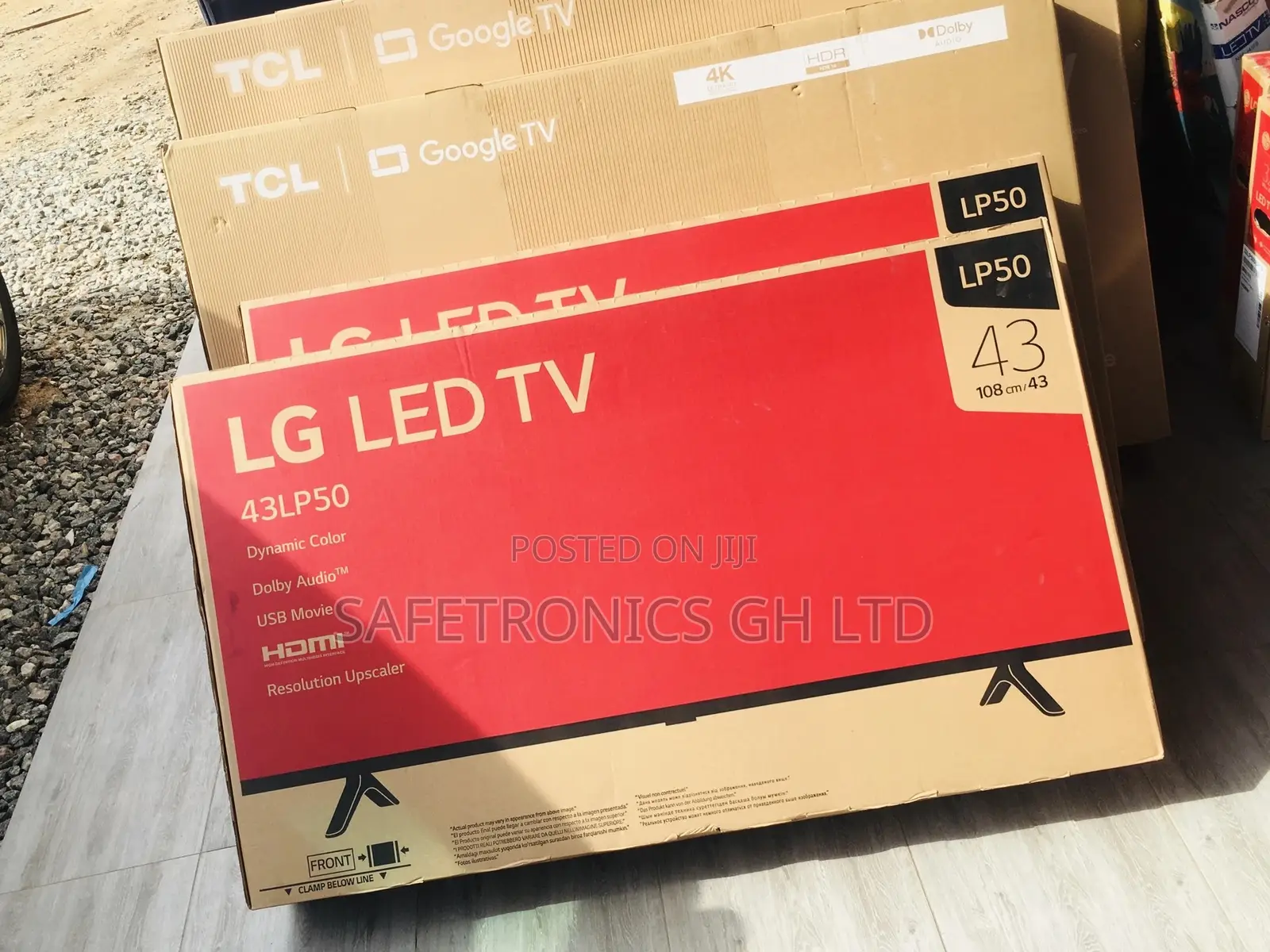 Black LP50 43 Inches Glossy Smart LG Electric Tv 