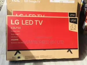 Black LP50 43 Inches Glossy Electric LED Smart LG Tv