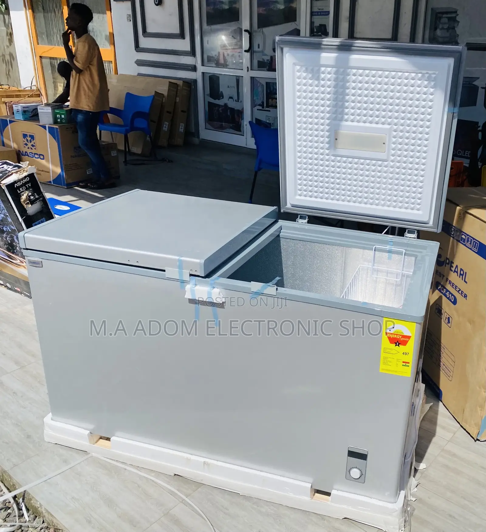 Purchase Classic Nasco Nas_500fl-dd Double Door Freezer..