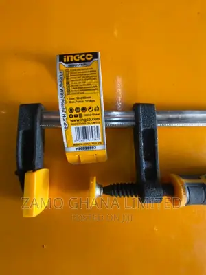 Ingco F Clamp With Plastic Handle 10" - Hfc020503