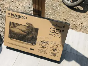 Nasco Digital Glossy 32 Inches LED Satellite Black Tv