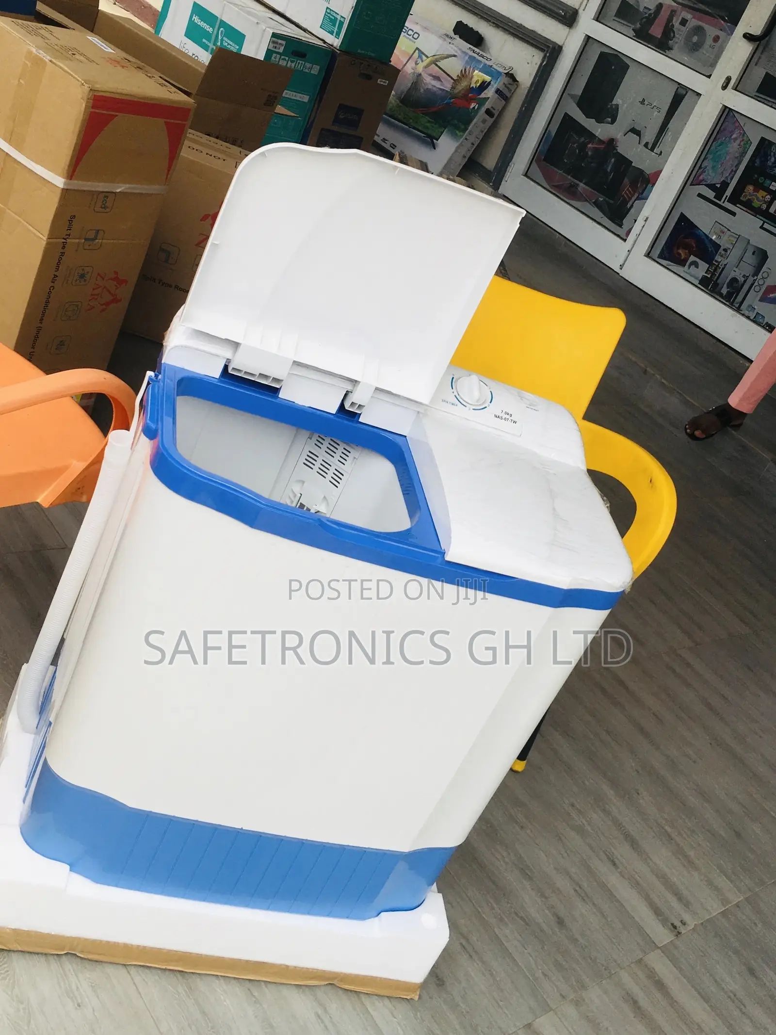 Nasco Washingmachine Topload Semiautomatic 7kg Elegant 