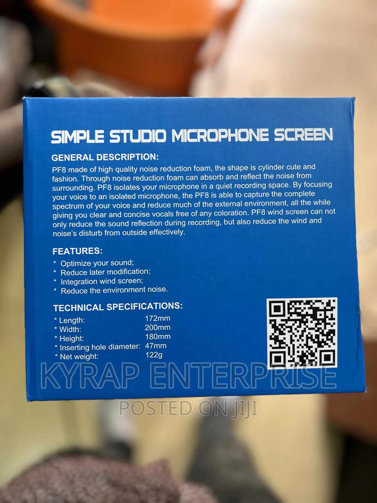 Alctron Pf8 Microphone Screen